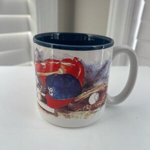 Sports Mug with Red and Blue Design